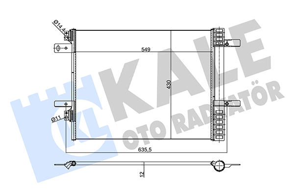 Peugeot 308 Klima Radyatörü Radyatör Iı .6hdı Brazıng OEM 9817275680